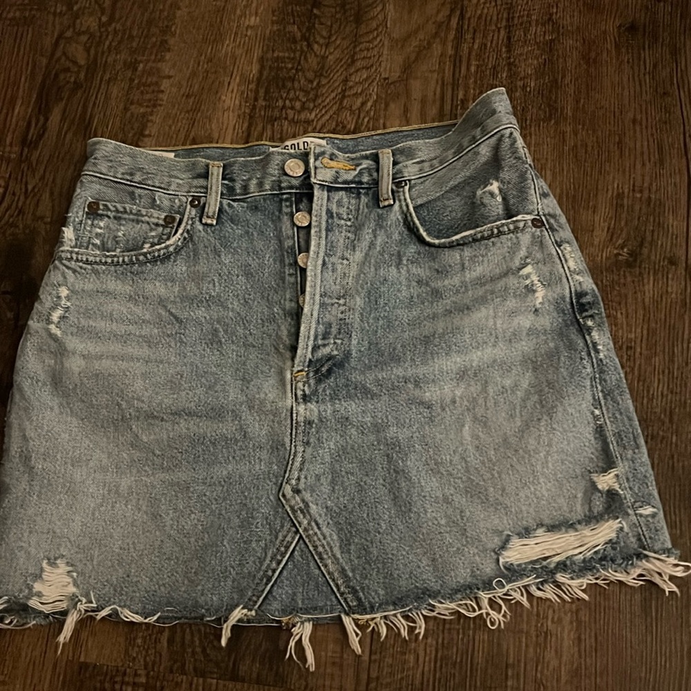 AGOLDE size 25 denim skirt